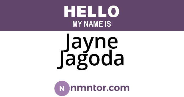 Jayne Jagoda