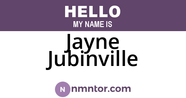 Jayne Jubinville