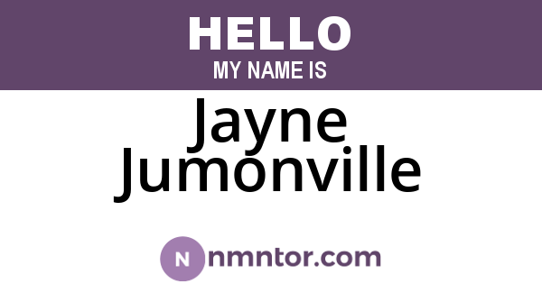 Jayne Jumonville