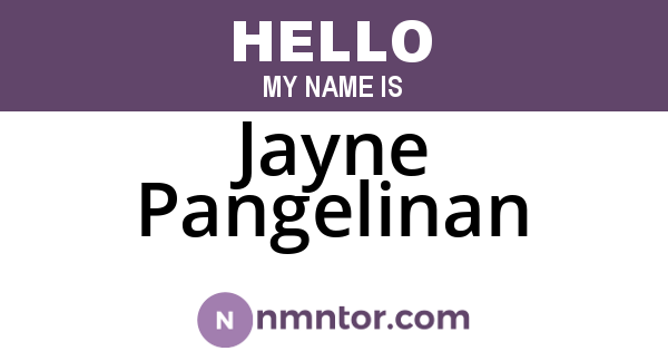Jayne Pangelinan