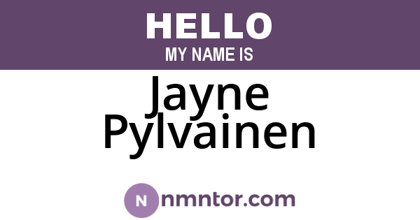 Jayne Pylvainen
