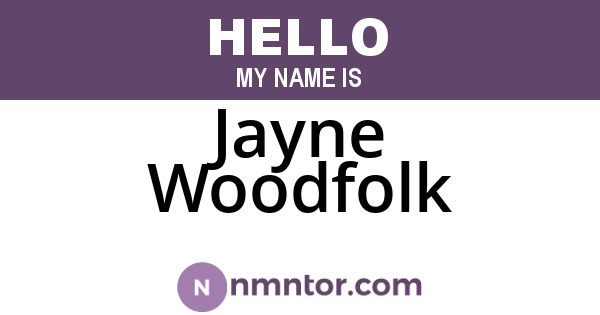 Jayne Woodfolk