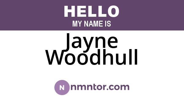 Jayne Woodhull