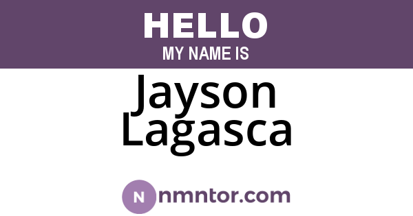 Jayson Lagasca