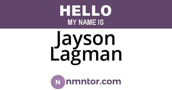 Jayson Lagman