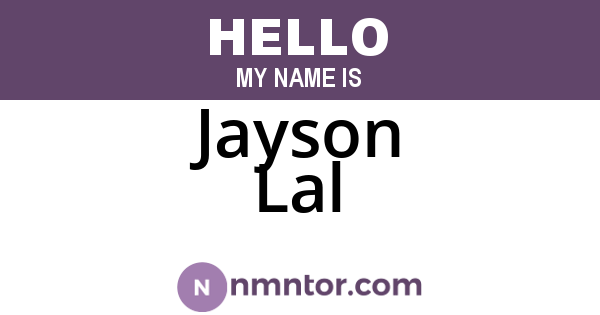 Jayson Lal