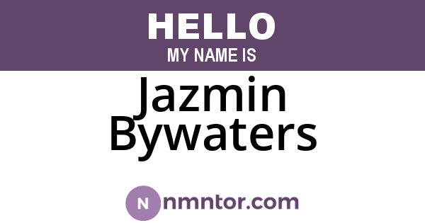 Jazmin Bywaters