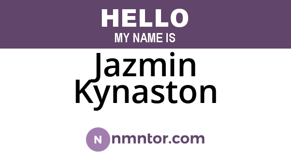 Jazmin Kynaston