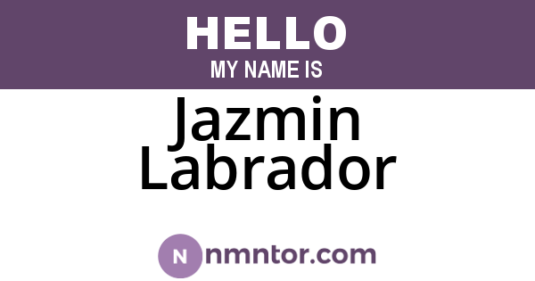 Jazmin Labrador