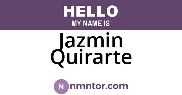 Jazmin Quirarte