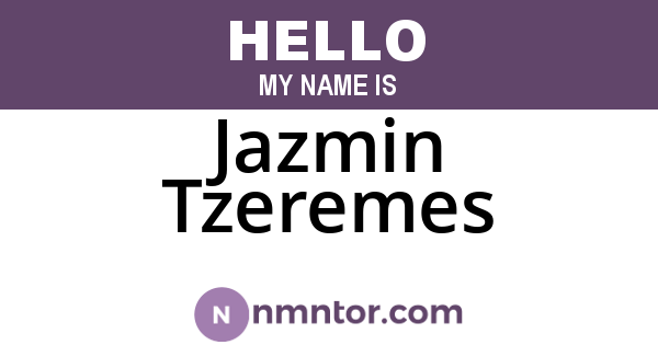 Jazmin Tzeremes