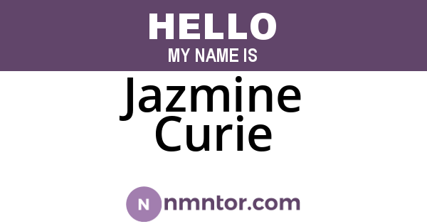 Jazmine Curie