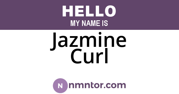 Jazmine Curl
