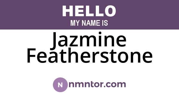 Jazmine Featherstone