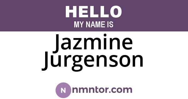Jazmine Jurgenson