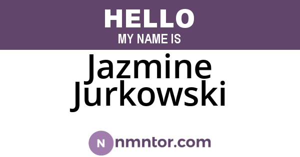 Jazmine Jurkowski