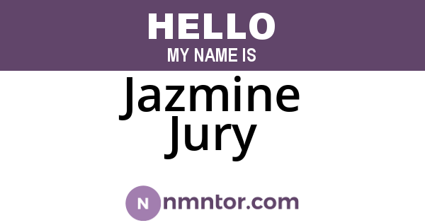 Jazmine Jury