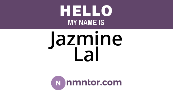 Jazmine Lal