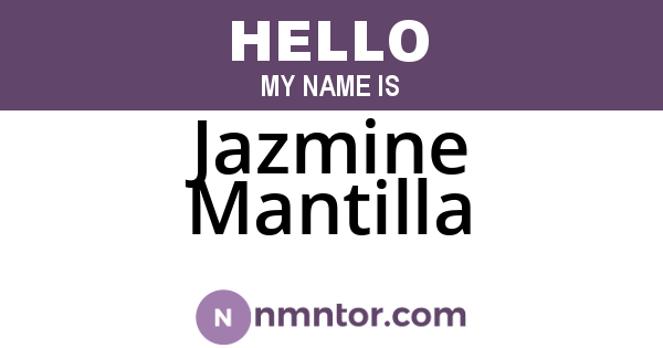 Jazmine Mantilla