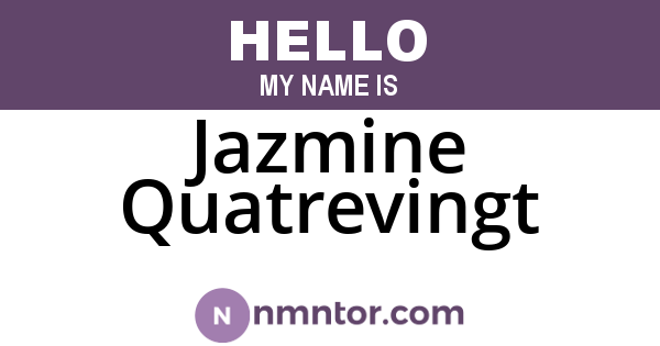 Jazmine Quatrevingt