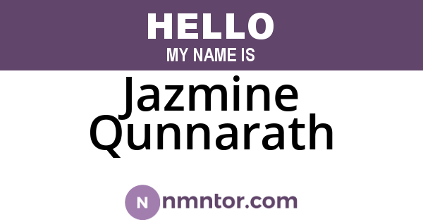 Jazmine Qunnarath