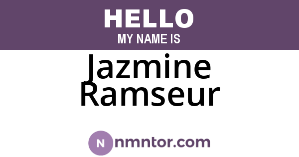 Jazmine Ramseur