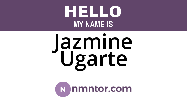 Jazmine Ugarte