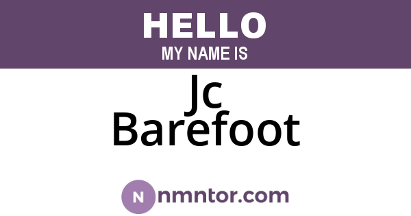 Jc Barefoot