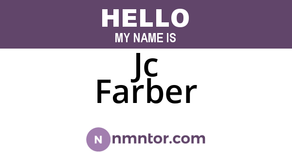 Jc Farber