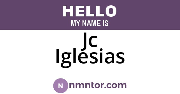 Jc Iglesias