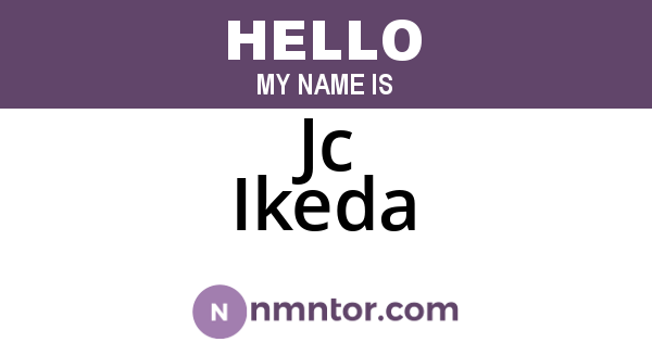 Jc Ikeda