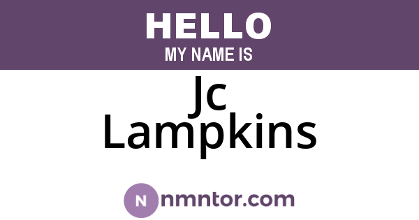 Jc Lampkins