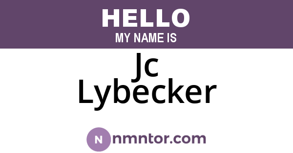 Jc Lybecker