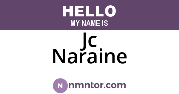 Jc Naraine