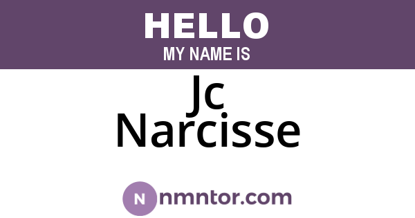 Jc Narcisse