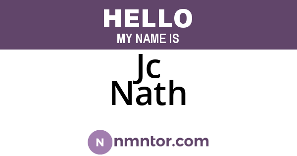 Jc Nath