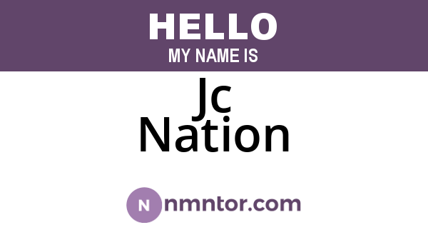 Jc Nation