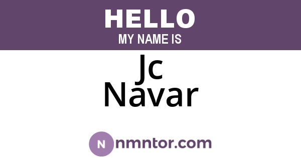Jc Navar