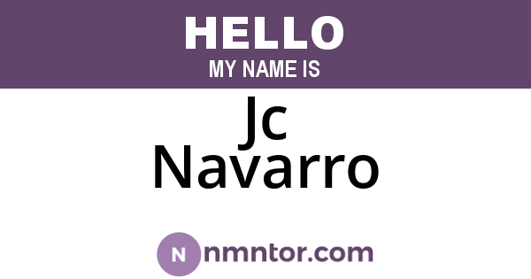 Jc Navarro
