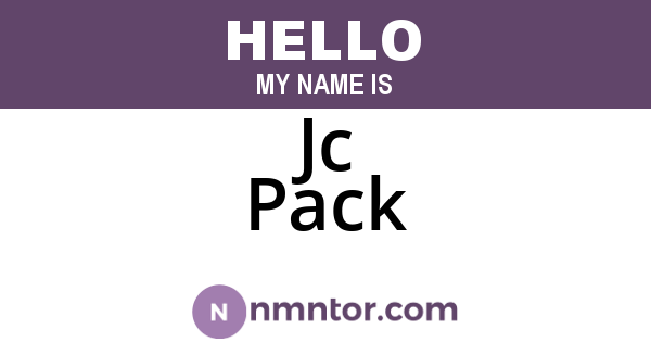 Jc Pack