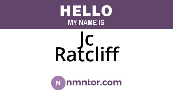 Jc Ratcliff