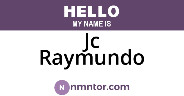 Jc Raymundo