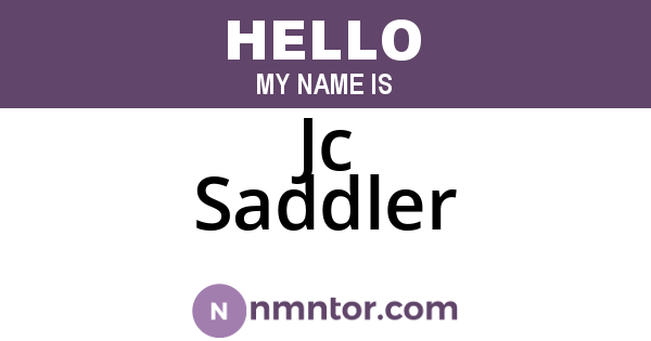 Jc Saddler