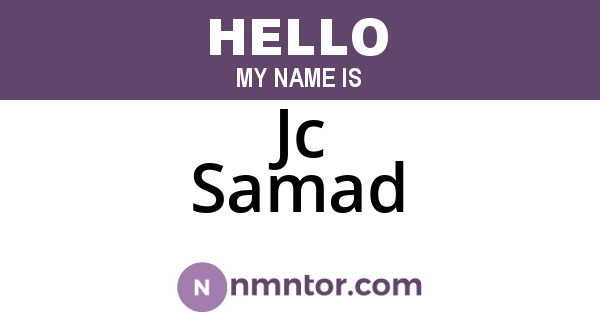 Jc Samad