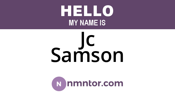 Jc Samson
