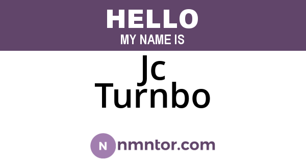 Jc Turnbo