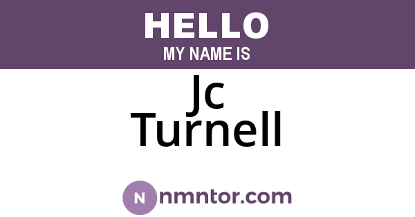Jc Turnell