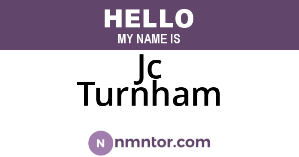 Jc Turnham