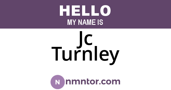 Jc Turnley