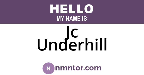 Jc Underhill